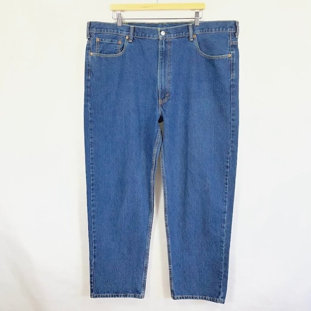 550 Mens Levi's Relaxed Fit Jeans Classic Rugged Outdoors Comfort TImeless 46